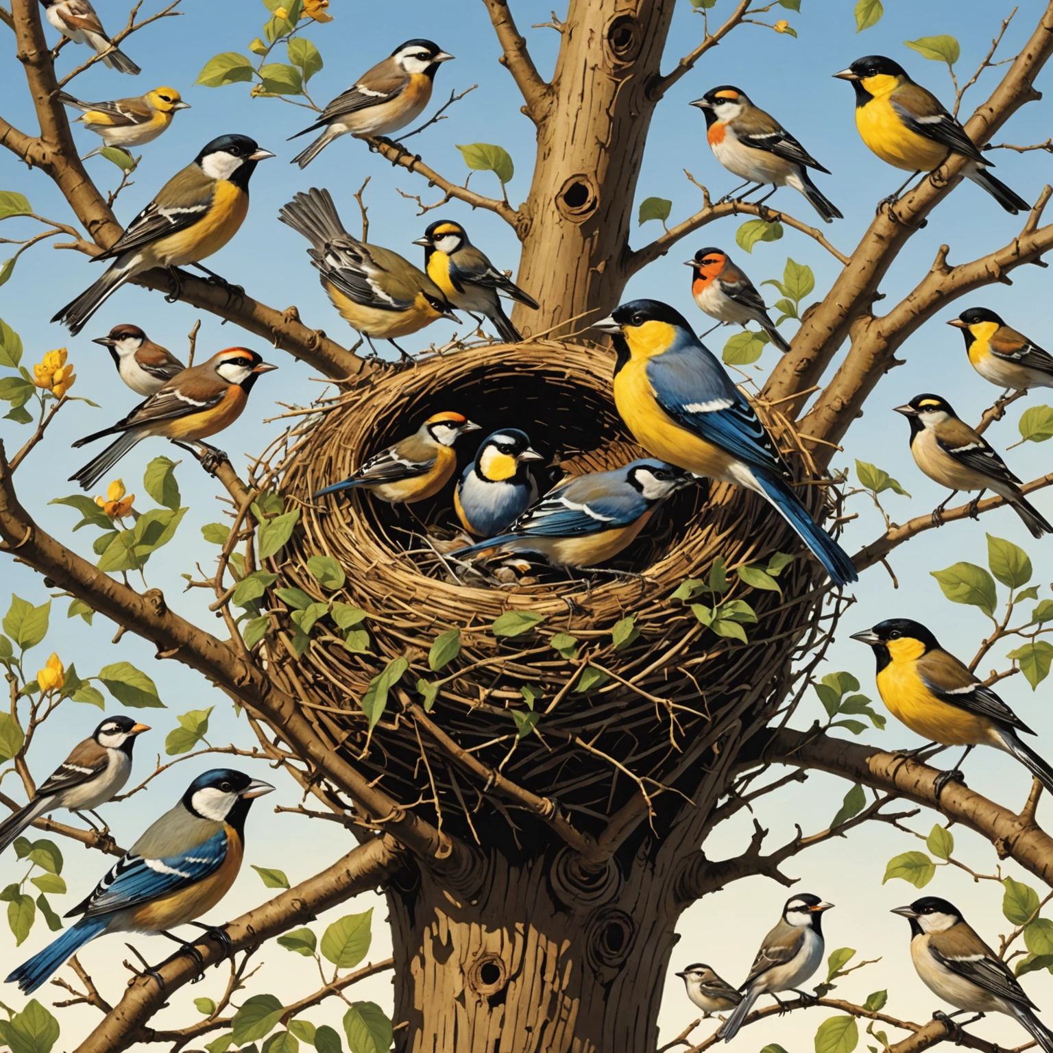 Пташки: Искусство строительства на ветках и их удивительный мир