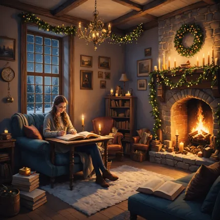 Погружение в мир литературы: как книги с новогодней атмосферой и читательский дневник помогают открыть новые горизонты
