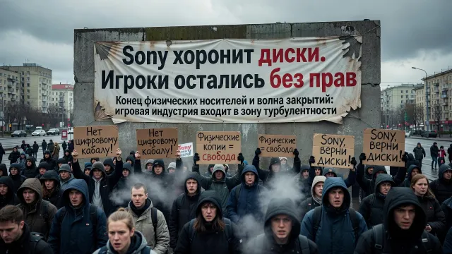 Sony хоронит диски. Игроки остались без прав
